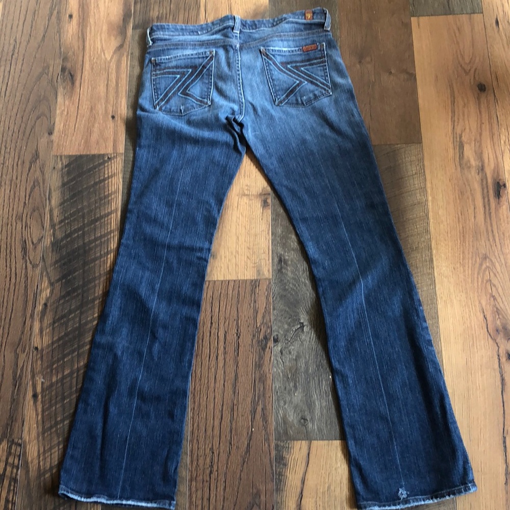 7 For All Mankind size 30 with 31 inseam.